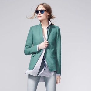J. Crew 100% Linen Regent Blazer, Autumn Bluegrass
